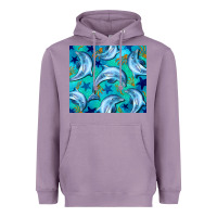 Lavender dolphin tumbler Heavyweight Hoodie - BarkalooDesign