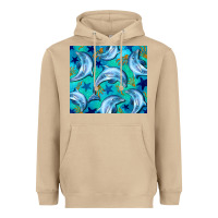 Mushroom dolphin tumbler Heavyweight Hoodie - BarkalooDesign