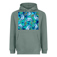 Sage dolphin tumbler Heavyweight Hoodie - BarkalooDesign