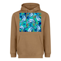 Toasted Coconut dolphin tumbler Heavyweight Hoodie - BarkalooDesign