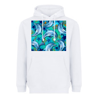 White dolphin tumbler Heavyweight Hoodie - BarkalooDesign