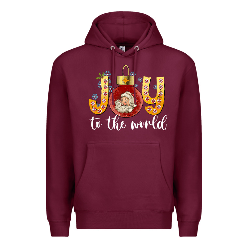 Joy To The World Premium Hoodie by CowhideDigitalArt | Teevron