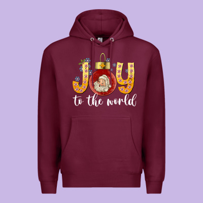 Joy To The World Premium Hoodie Designed By Cowhidedigitalart