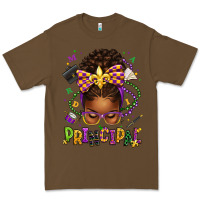Cacao mardi gras principal afro messy bun Premium Tee - texasbilliewilder