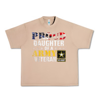 Burro proud daughter of a army veteran american flag military gift Urban Heavy Tee - longCreatives