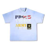 Grape Ice proud daughter of a army veteran american flag military gift Urban Heavy Tee - longCreatives