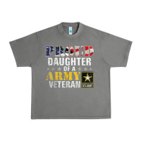 Tornado proud daughter of a army veteran american flag military gift Urban Heavy Tee - longCreatives