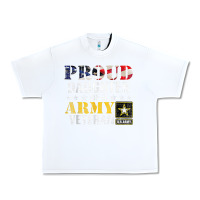 White proud daughter of a army veteran american flag military gift Urban Heavy Tee - longCreatives