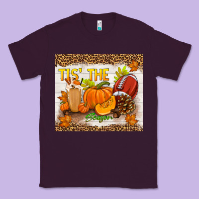Tis The Season Fall Classic Tee Designed By Tumblerdesignbyshophia