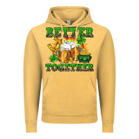 Vintage Mustard Better together St. Patrick's Day Vintage Hoodie - CowGirlArtShop