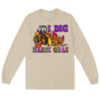 Mushroom i dig mardi gras olivia Long Sleeve Tee - OliviaCreatesArt