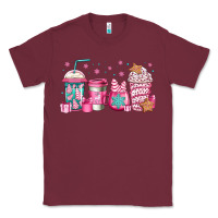 Burgundy pink Christmas coffee Classic Tee - Jasminsmagicworld