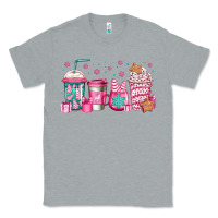Heather Grey pink Christmas coffee Classic Tee - Jasminsmagicworld