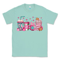Seafoam pink Christmas coffee Classic Tee - Jasminsmagicworld