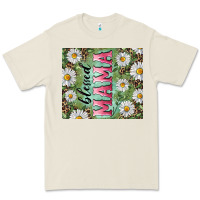 Blessed Mama With Daisy And Leopard Premium Tee | Teevron