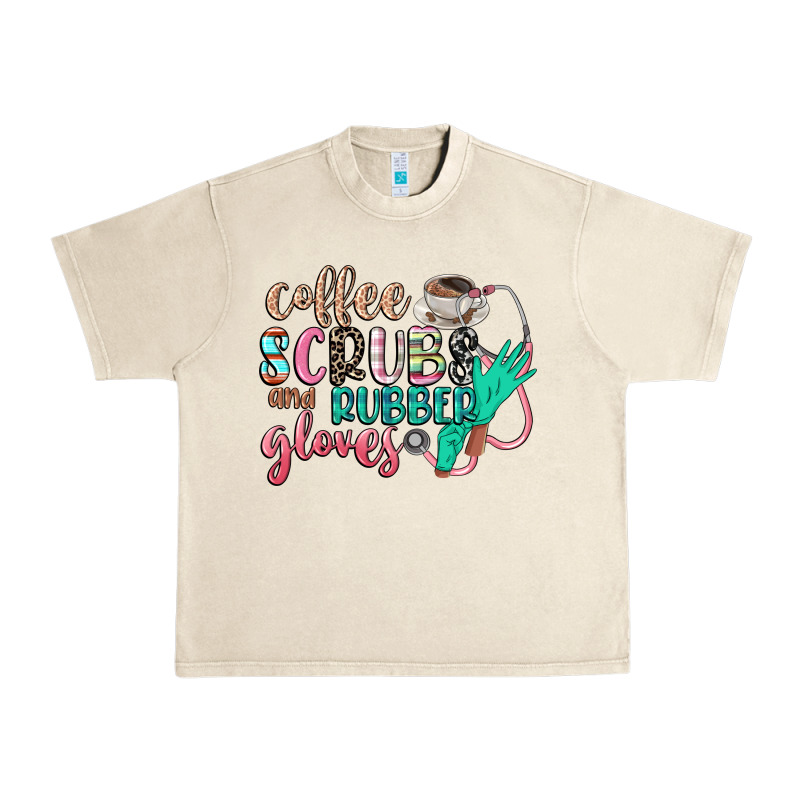 Coffee Scrubs And Rubber Gloves Urban Heavy Tee by CowGirlArtShop | Teevron