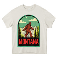 Cream montana vintage bigfoot travel Heavy Core Tee - longCreatives