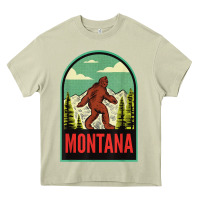 Mossy montana vintage bigfoot travel Heavy Core Tee - longCreatives