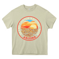 Mossy Vintage Grand Canyon National Park Retro 80s Graphic Heavy Core Tee - longCreatives