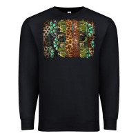 Black western camouflage brushstroke Premium Sweatshirt - BarkalooDesign