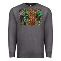 Charcoal Heather western camouflage brushstroke Premium Sweatshirt - BarkalooDesign