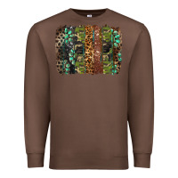 Chestnut western camouflage brushstroke Premium Sweatshirt - BarkalooDesign
