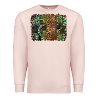Pale Pink western camouflage brushstroke Premium Sweatshirt - BarkalooDesign