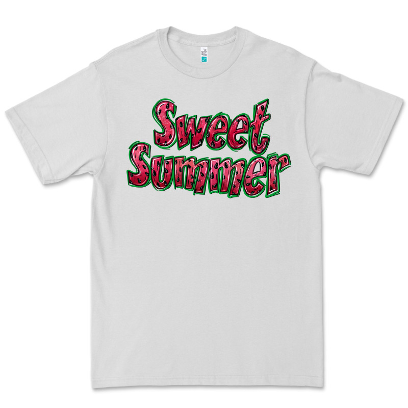 Sweet Summer Watermelon Premium Tee by NancyCooperArtShop | Teevron