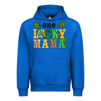 Cobalt one lucky mama Urban Hoodie - AdoDesignShop