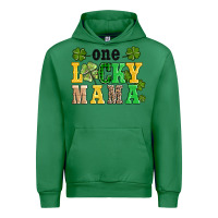 Emerald one lucky mama Urban Hoodie - AdoDesignShop