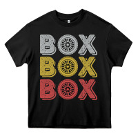 Vintage Retro Box Box Box Formula Racing Heavy Core Tee | Teevron