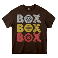 Chocolate Brown Vintage Retro Box Box Box Formula Racing Heavy Core Tee - longCreatives