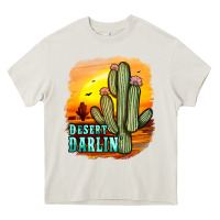 Cream desert darlin' Heavy Core Tee - JahusDesignShop