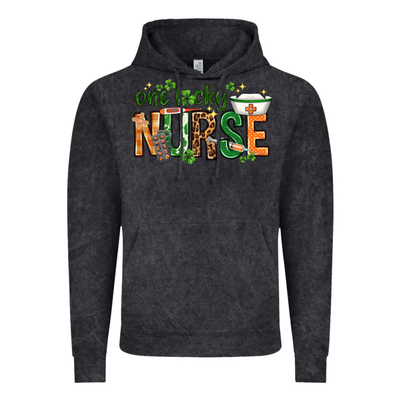 One Lucky Nurse With Elements St. Patricks Day Vintage Hoodie by HowdyJamesFarm | Teevron