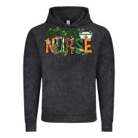 Vintage Black One lucky Nurse with elements St. Patricks Day Vintage Hoodie - HowdyJamesFarm