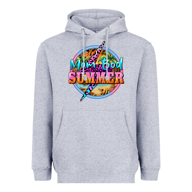 Mom Bod Summer Heavyweight Hoodie by BarkalooDesign | Teevron