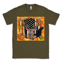 Army Green crow and deer hunting fall camouflage Classic Tee - TumblerDesignByShophia