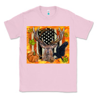 Bubblegum Pink crow and deer hunting fall camouflage Classic Tee - TumblerDesignByShophia