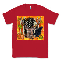 Red crow and deer hunting fall camouflage Classic Tee - TumblerDesignByShophia