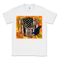 White crow and deer hunting fall camouflage Classic Tee - TumblerDesignByShophia