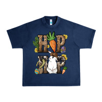 Navy Hip hop Easter Bunny Easter Day Urban Heavy Tee - HowdyJamesFarm