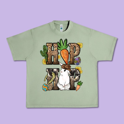 Hip Hop Easter Bunny Easter Day Urban Heavy Tee Designed By Howdyjamesfarm