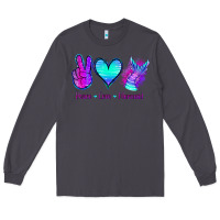 Smoke Peace Love Mermaid Long Sleeve Tee - Jasminsmagicworld