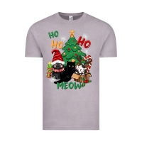 Vintage Zinc ho ho ho meow Vintage Tee - CowGirlArtShop