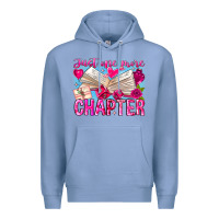 Colony Blue Just One More Chapter Premium Hoodie - CowhideDigitalArt