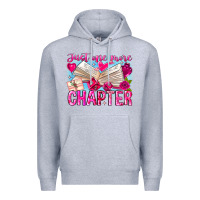 Heather Grey Just One More Chapter Premium Hoodie - CowhideDigitalArt