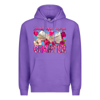 Purple Just One More Chapter Premium Hoodie - CowhideDigitalArt