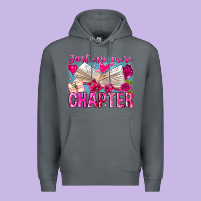 Just One More Chapter Premium Hoodie Designed By Cowhidedigitalart