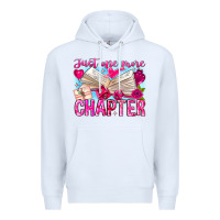 White Just One More Chapter Premium Hoodie - CowhideDigitalArt
