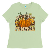 Matcha Hey There Pumpkin Ladies Tee - texasbilliewilder